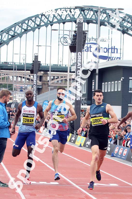 Mens 500 metres, 2017 Great North CityGames, Gateshead/Newcaste. Photo: David T. Hewitson/Sports for All Pics